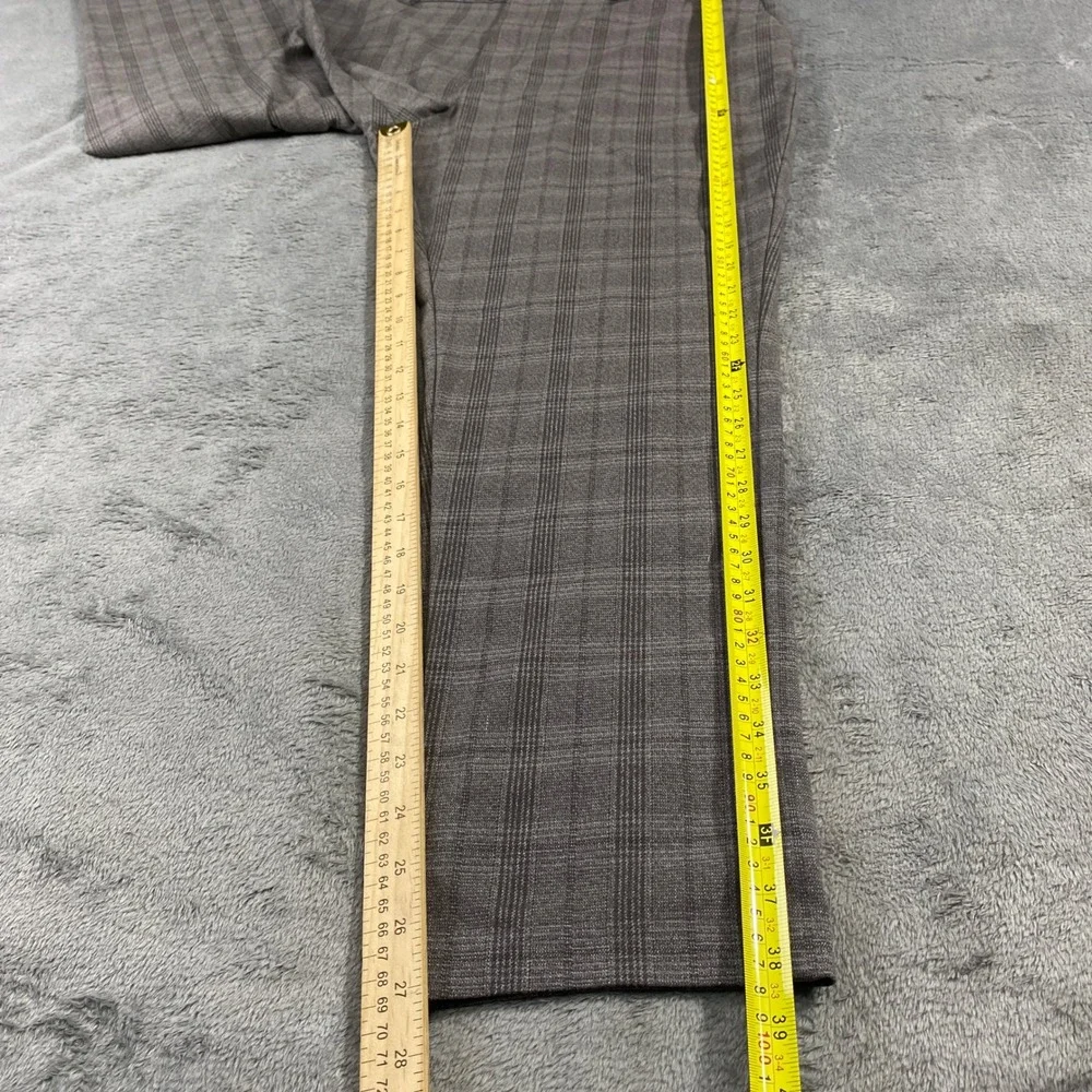 Banana Republic Pants Mens‎ 36x30 Brown Plaid Grayson Slim-Tapered Ankle New